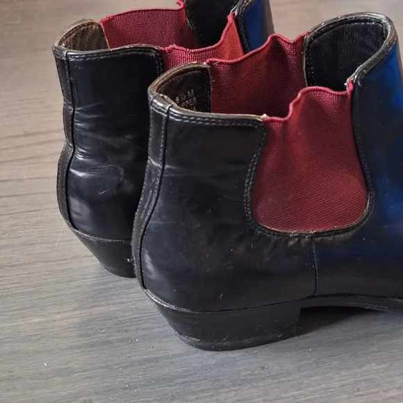 Modern Vice Ringo Black Leather Boots 8.5 - Picture 2 of 13